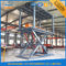 Red Grey Yellow Hydraulic Double Deck Car Parking System 5.5m X 2.6m