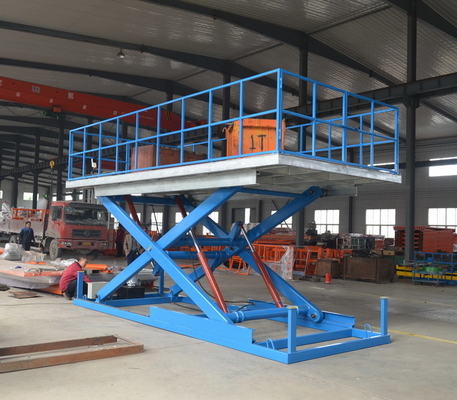 5T 3M آسانسور اتومبیل عمودی الکتریکی آسانسور اتومبیل قیچی هیدرولیک برای گاراژ